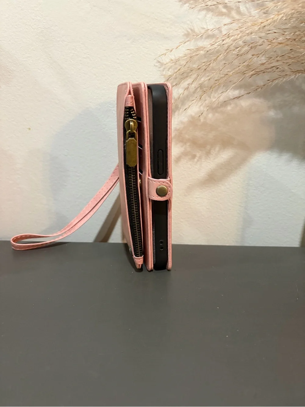 Pink Wristlet Phone Wallet, iphone15